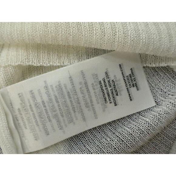 One Teaspoon Off White Amity Rib Knit Layering‎ Top S - Picture 6 of 15